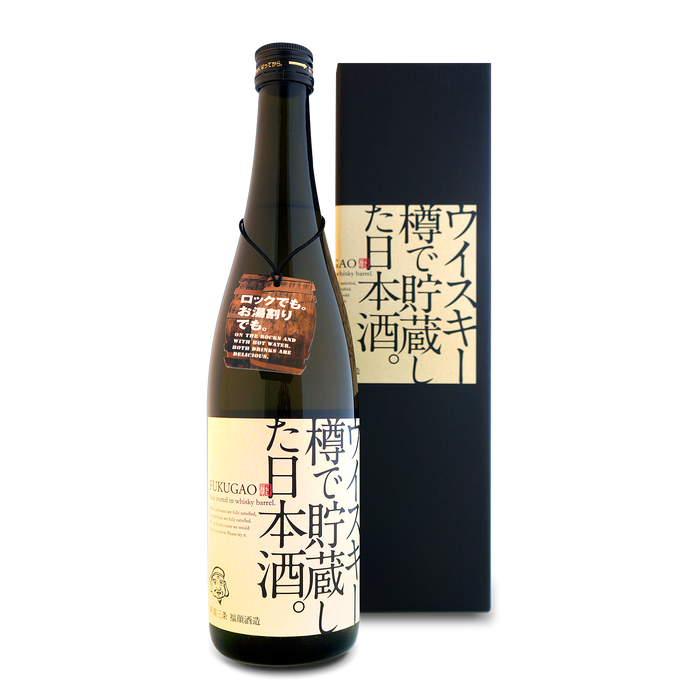FUKUGAO SAKE STORED IN WHISKY BARREL