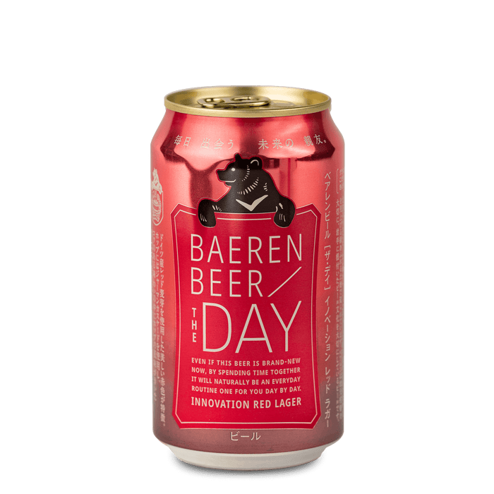 BAEREN 'THE DAY' RED LAGER BEER 12 x 350ml